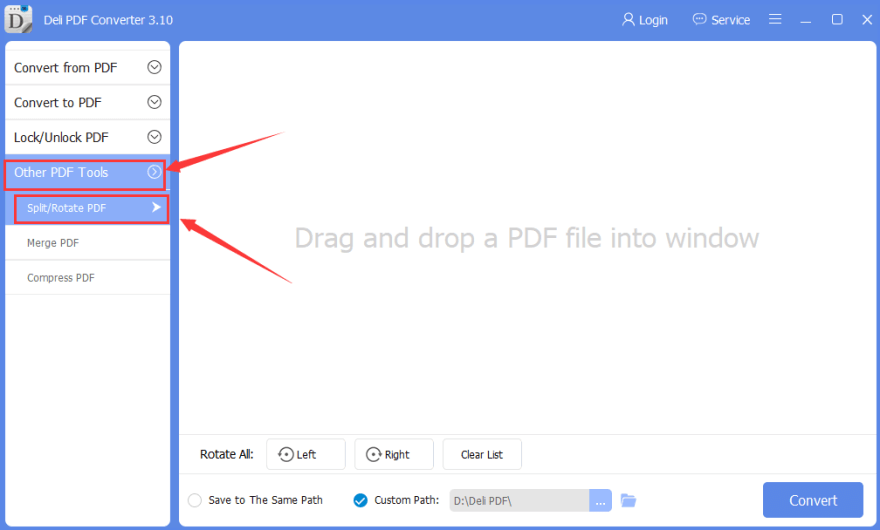 How To Split Or Rotate Pdf File Free Pdf Converter